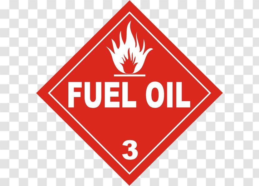 Dangerous Goods Combustibility And Flammability HAZMAT Class 3 Flammable Liquids 2 Gases - Liquid - Label Transparent PNG