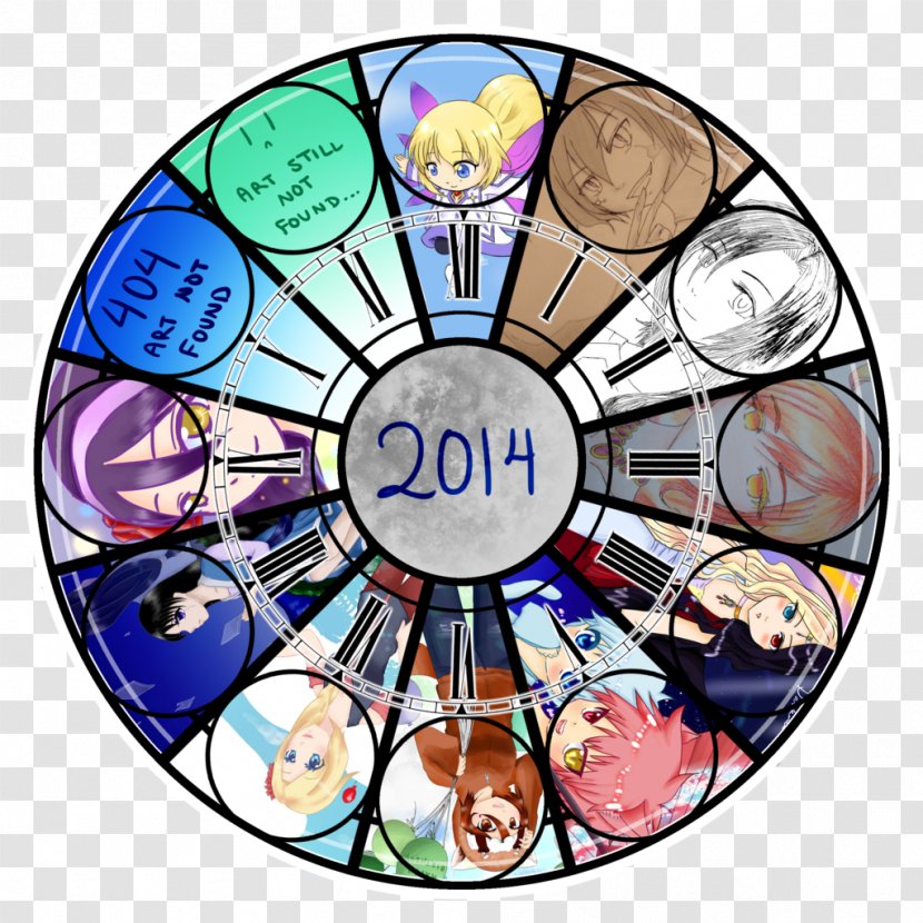 Circle Material - Year-end Summary Decoration Transparent PNG