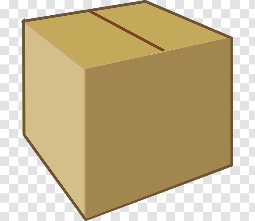 Cardboard Box Clip Art - Rectangle Transparent PNG