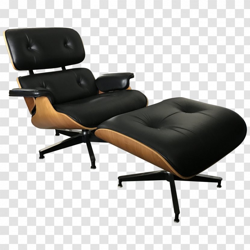 Eames Lounge Chair Wood And Ottoman Charles Ray - Herman Miller Transparent PNG