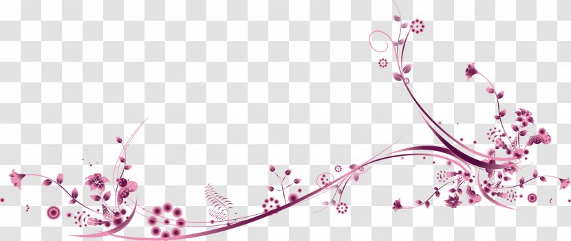 Adobe Illustrator - Petal - Pink Plant Vines Transparent PNG