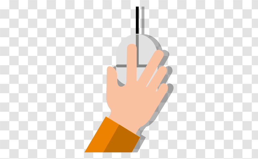 Computer Mouse Pointer - Cartoon Transparent PNG