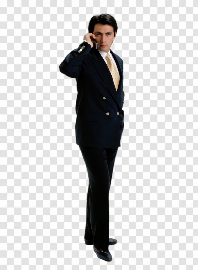 Suit Clothing Standing Formal Wear Tuxedo - Gentleman - Uniform Blazer Transparent PNG