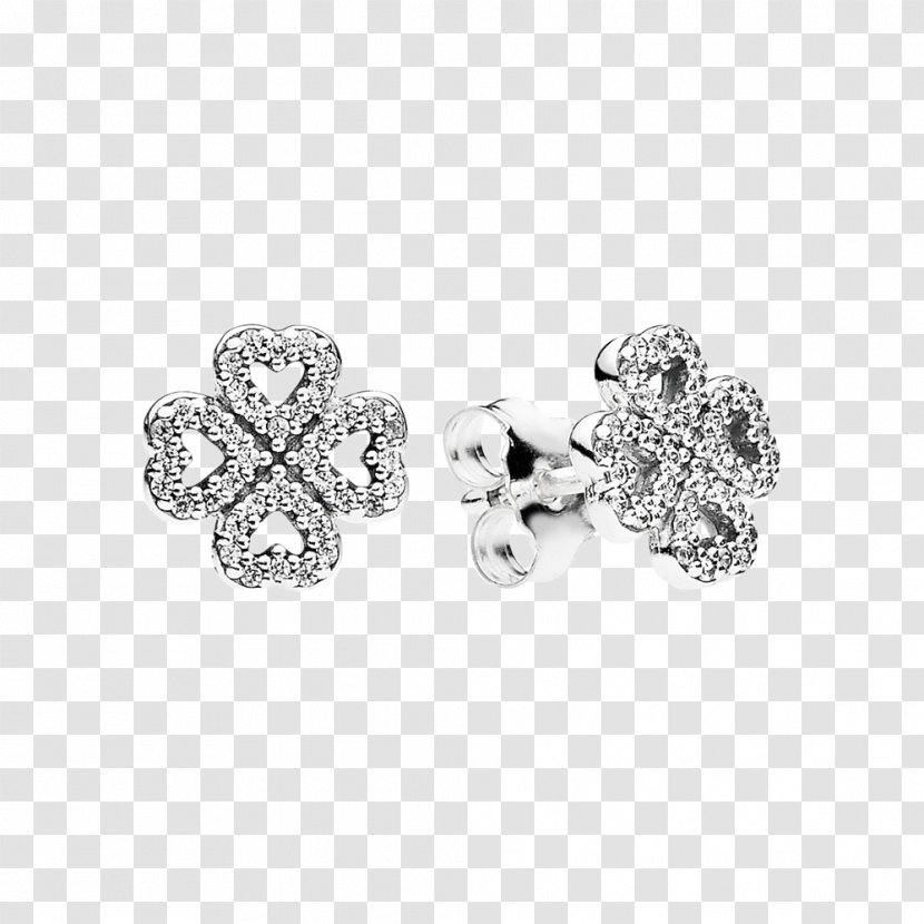 Earring Pandora Cubic Zirconia Jewellery Necklace - Charm Bracelet Transparent PNG
