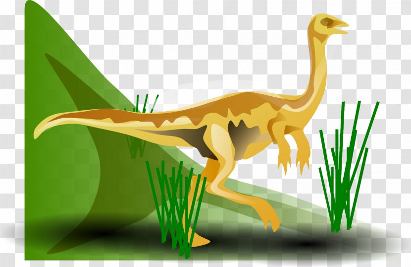 Gallimimus Corythosaurus Clip Art - Grass Family - Dinosaur Transparent PNG