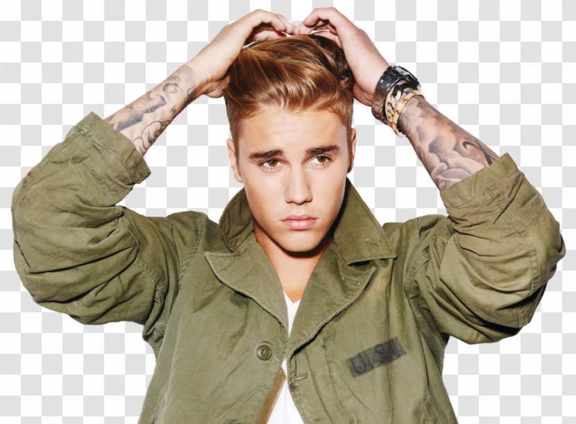 Justin Bieber: Never Say Concert - Watercolor - Contact Military Posture Transparent PNG