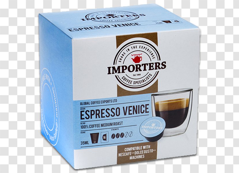 Dolce Gusto Instant Coffee Espresso Latte - Nestle - Capsule Transparent PNG