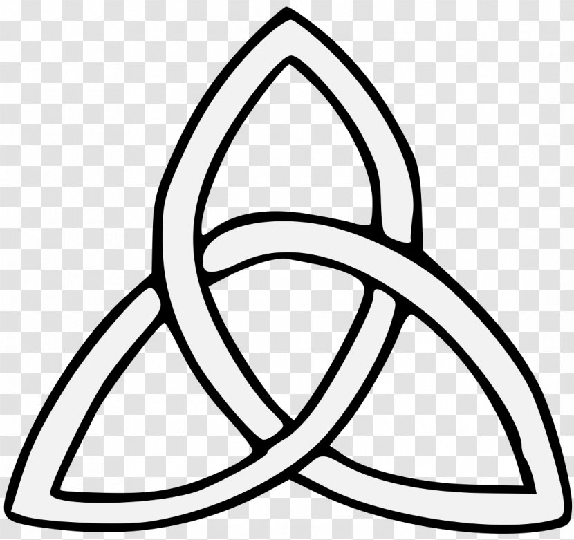 Celtic Knot Triquetra Symbol Clip Art - Trefoil Transparent PNG