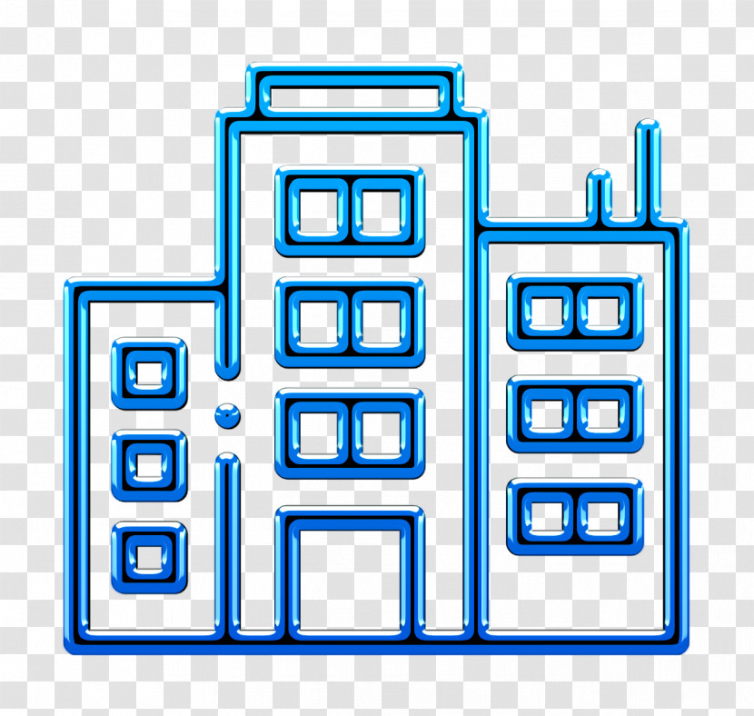 City Icon Town Icon Office Icon Transparent PNG
