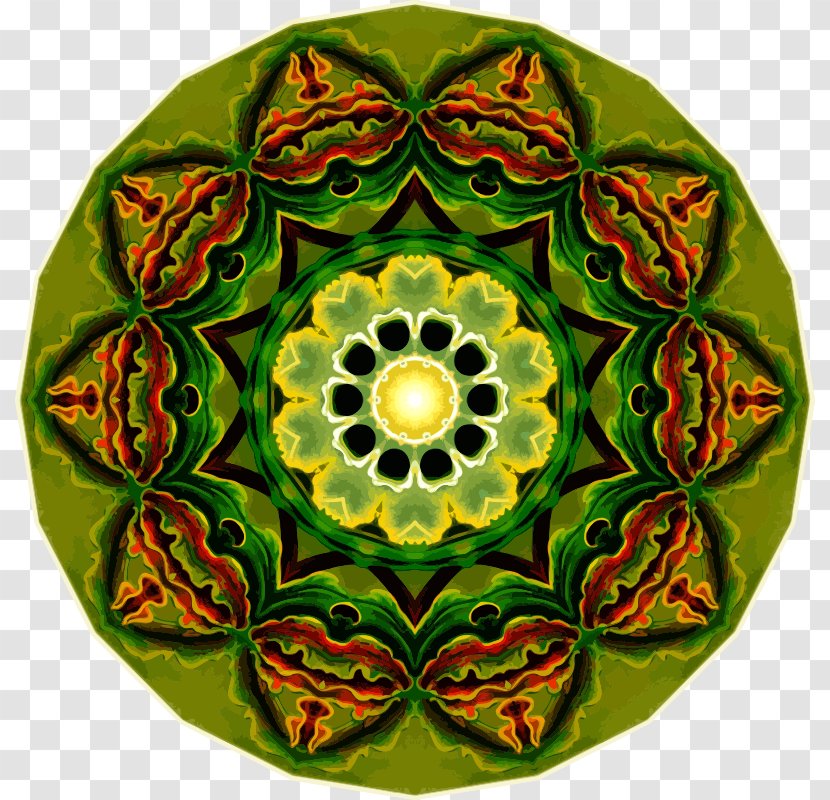 Flower Art Circle Clip - Symmetry Transparent PNG