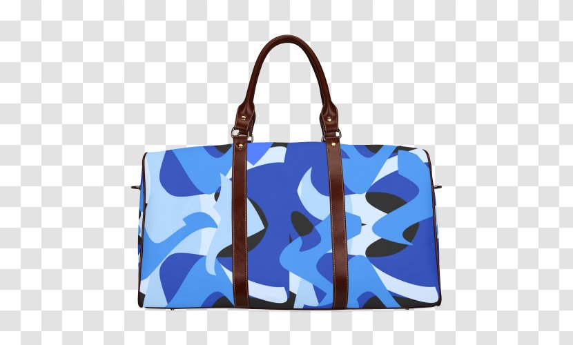 Tote Bag Adventure Travel Baggage - Handbag - Blue Abstract Pattern Transparent PNG