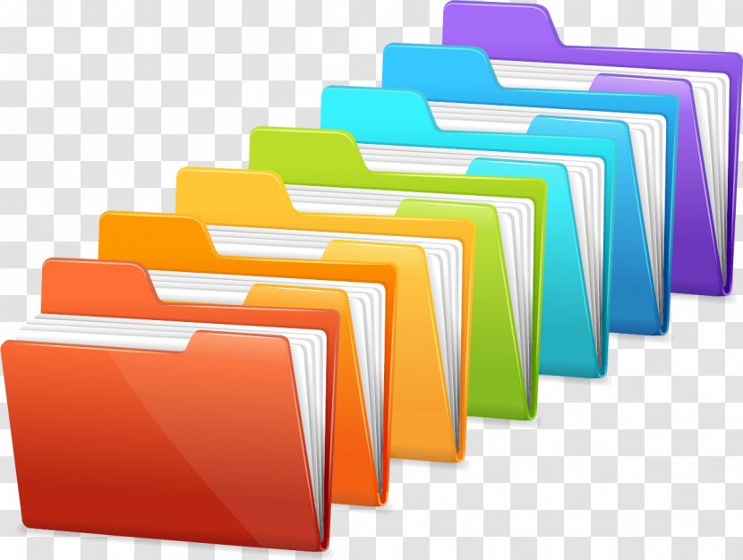 Paper File Folders Directory - Rectangle - H5 Business Cover Transparent PNG