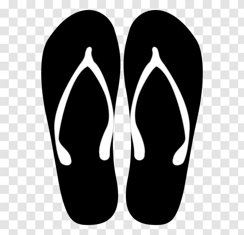 Slipper Flip-flops Clip Art - Footwear - Sandal Path Cliparts Transparent PNG