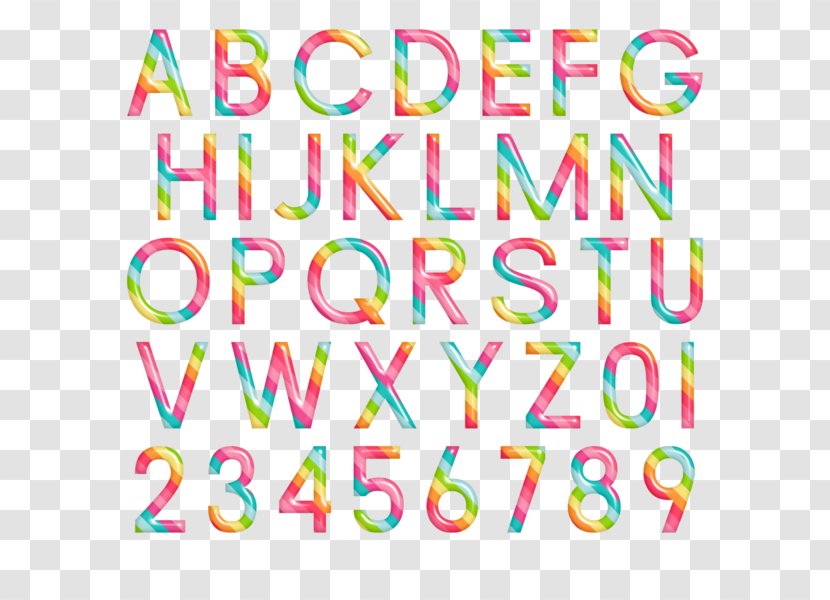 Lettering Calligraphy Font Art Alphabet - Rainbow - Icon Transparent PNG
