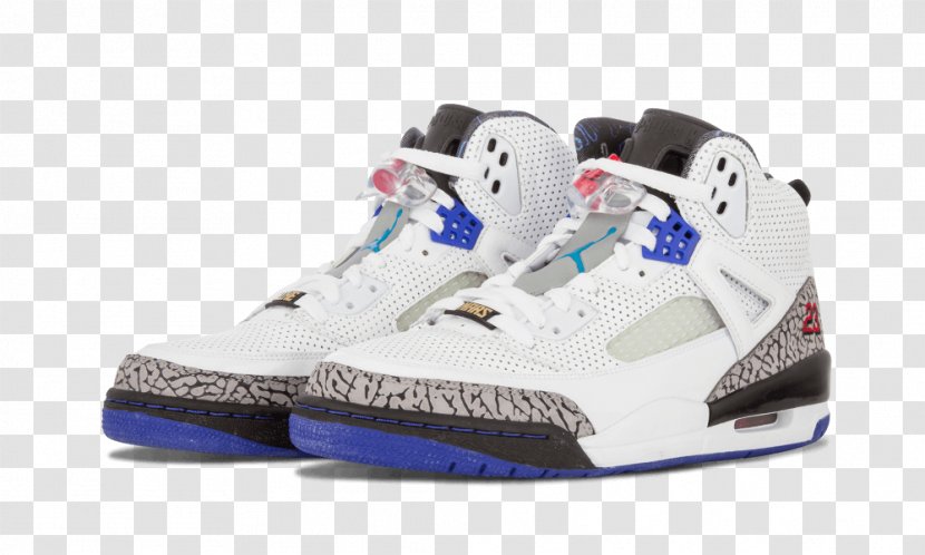 Skate Shoe Sneakers Basketball Sportswear - White - Jordan Spizike Transparent PNG
