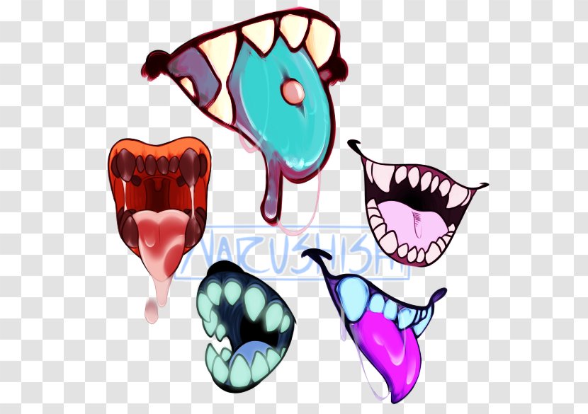 Tooth Drawing DeviantArt - Frame - Monster Mouth Transparent PNG
