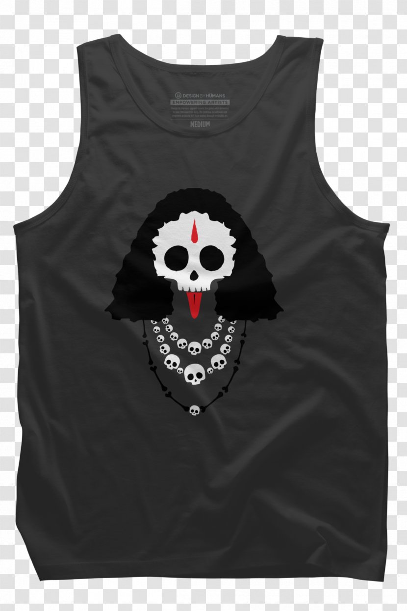 T-shirt Gilets Sleeve Skull Font - Top - Tank Transparent PNG