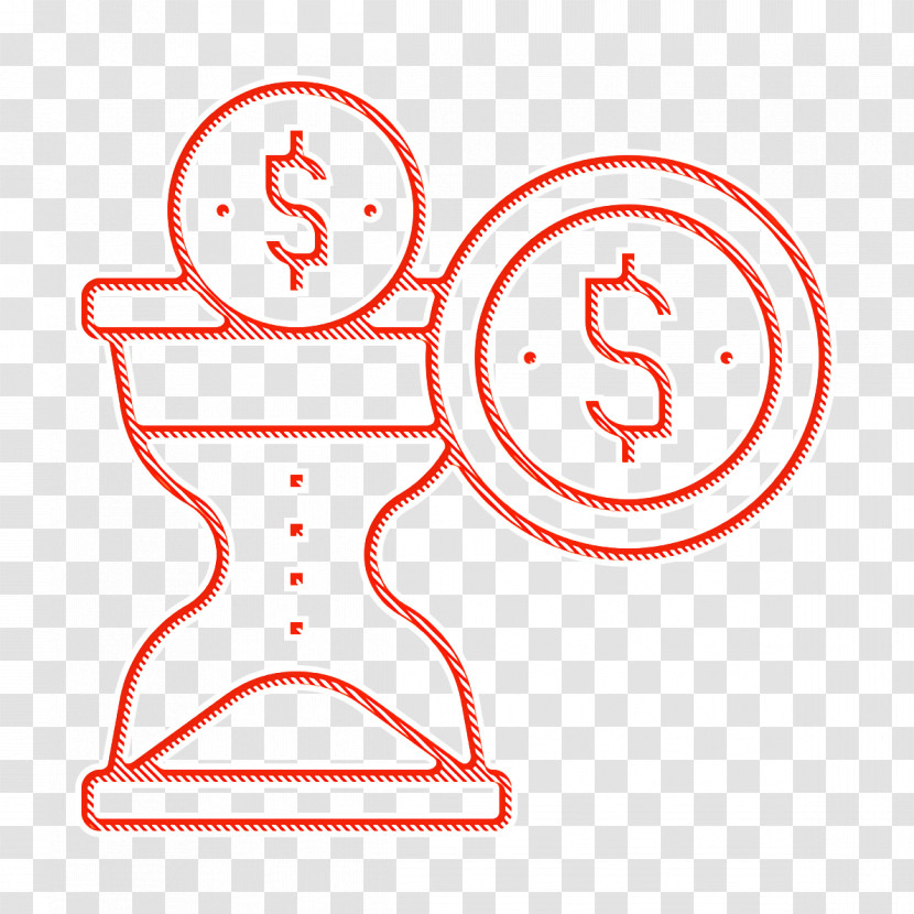 Hourglass Icon Time Is Money Icon Saving And Investment Icon Transparent PNG