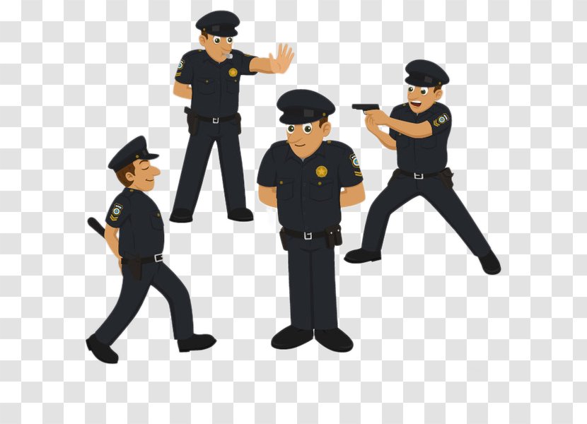 Police Officer Clip Art - Job - Attack On Transparent PNG