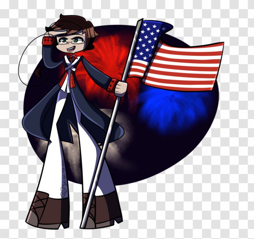 Animated Cartoon Character Profession - Independence Day Transparent PNG