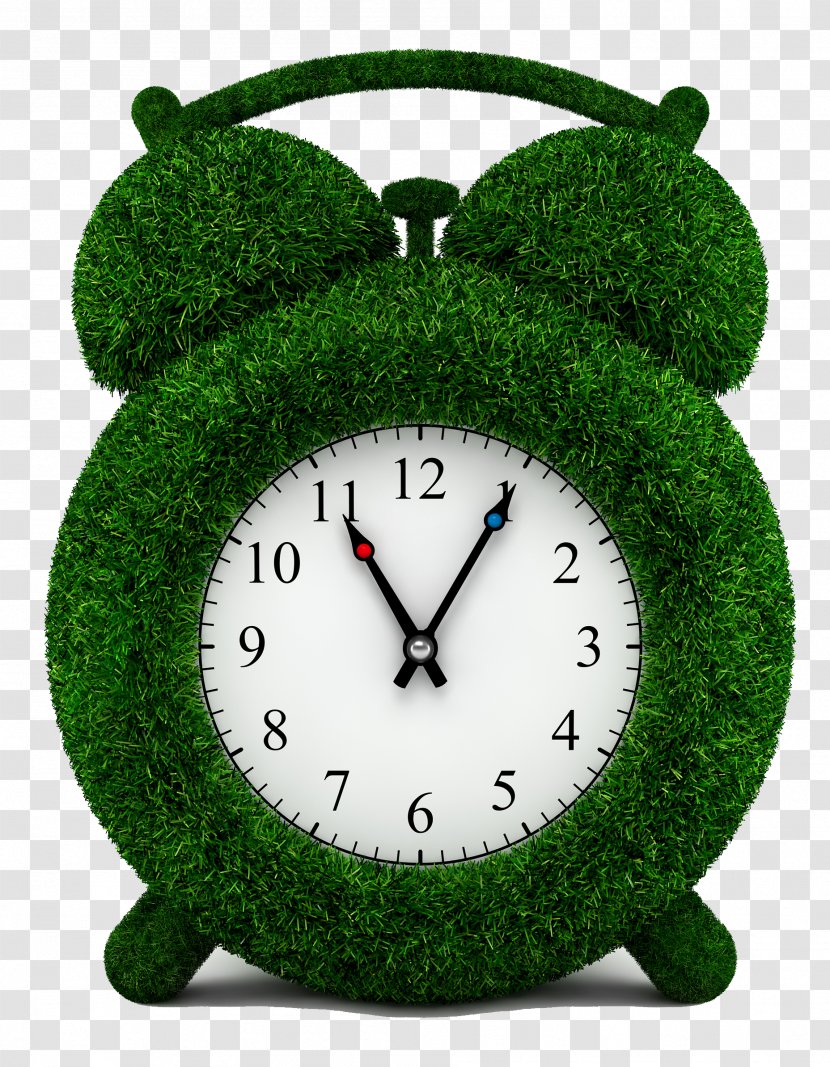 Alarm Clock Gratis Device - Bell - Green Transparent PNG