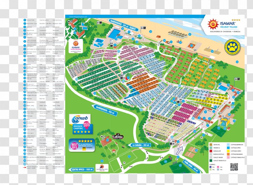 Map Crete Villaggio Isamar Campsite Hotel - Extended Stay Transparent PNG