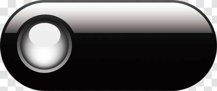 Technology Circle Computer Hardware - Black Pretty Button Material Transparent PNG