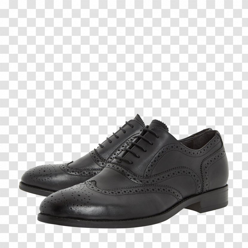 TsUM Oxford Shoe Plimsoll Brogue - Black - European Style Lace Transparent PNG