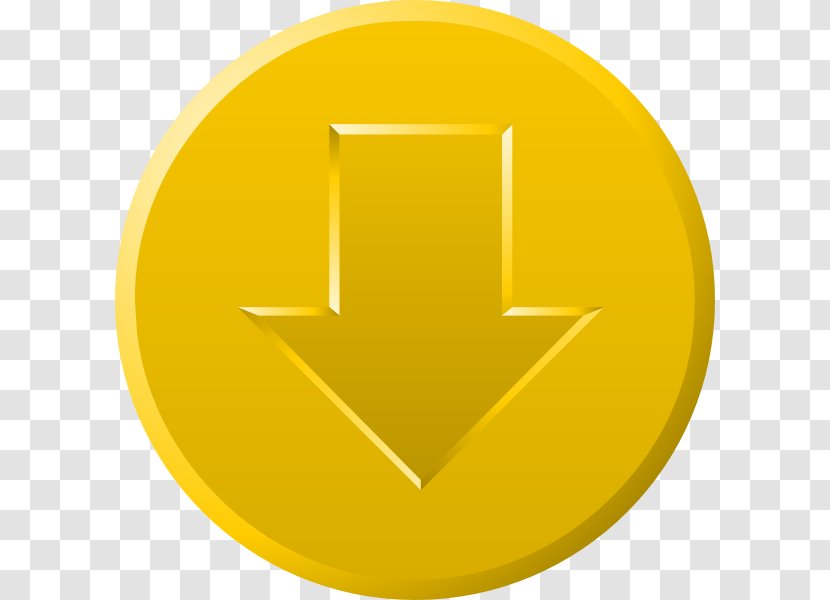 Gold Yellow Download - Symbol - Feedback Button Transparent PNG