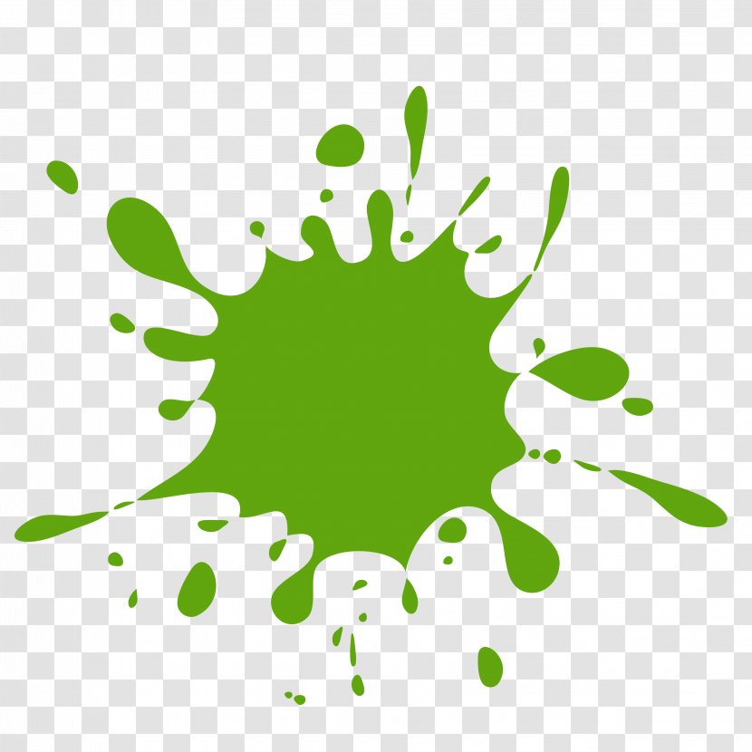 Ink Blot Test Clip Art - Grass - Splatter Transparent PNG