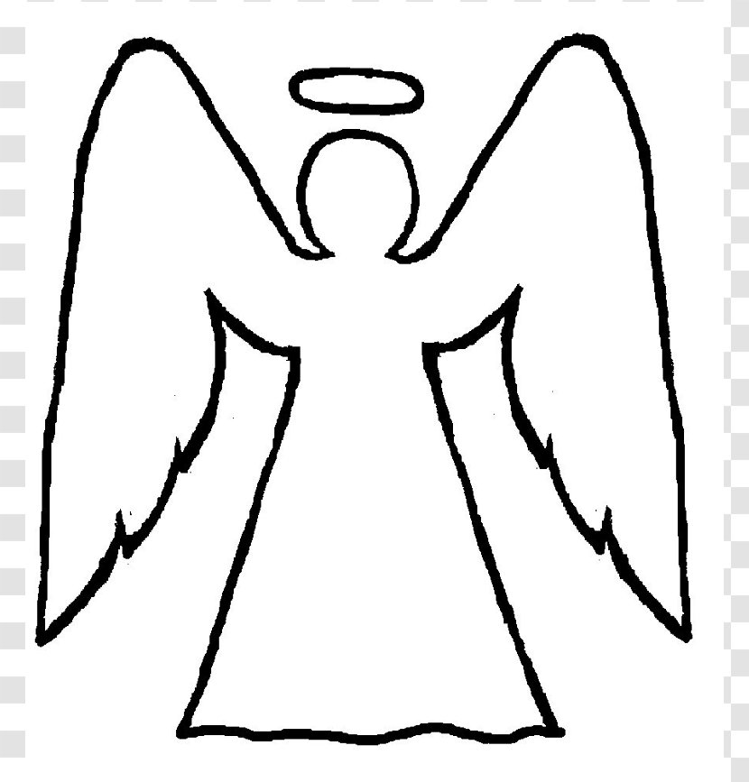 Fallen Angel Guardian Drawing Clip Art - Black - Graduation Cap Drawings Transparent PNG
