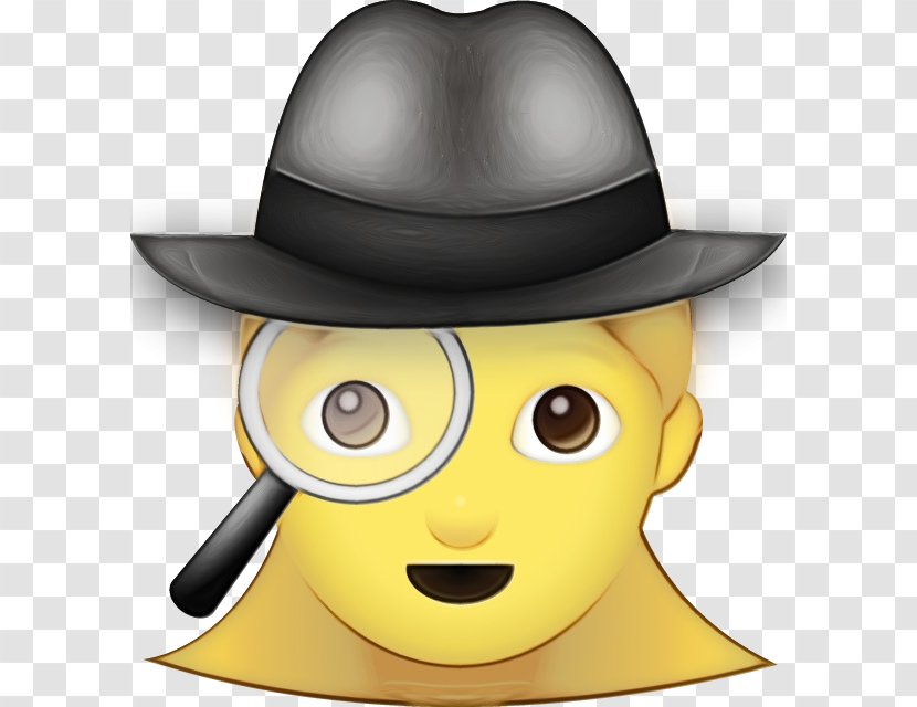 Cowboy Hat - Yellow - Costume Emoticon Transparent PNG
