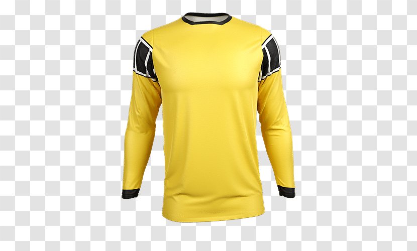 Jersey Long-sleeved T-shirt - Yellow - Retro Jerseys Transparent PNG