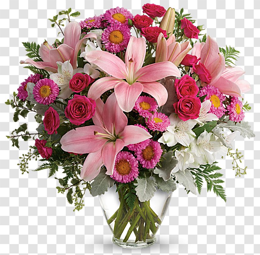Flower Delivery Bouquet Floristry Gift - Florist - Peruvian Lily Transparent PNG