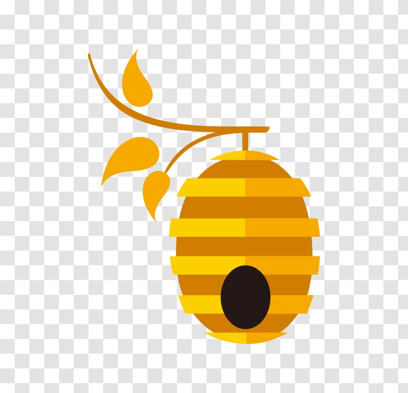 Honey Bee - Honeycomb - Bee,Cartoon Transparent PNG