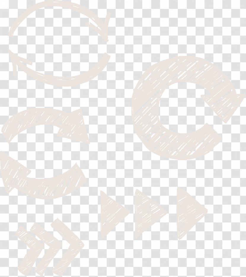White Pattern - Square Inc - Cartoon Hand-painted Refresh Sign Transparent PNG