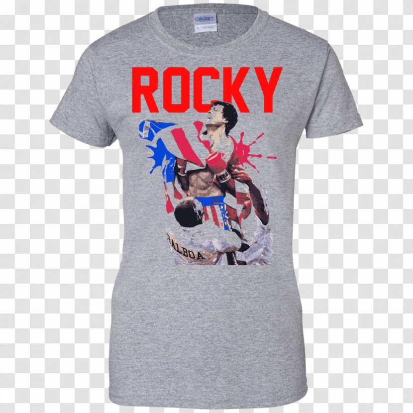 T-shirt Hoodie Dog Sleeve - T Shirt - Rocky Balboa Transparent PNG