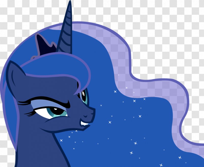Pony Princess Luna YouTube Celestia Derpy Hooves - Blue - Moonlit Transparent PNG