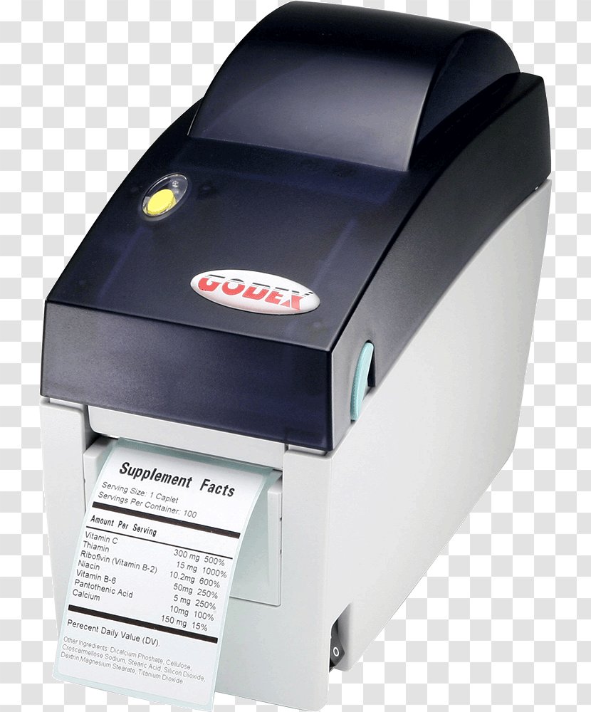 Barcode Printer Thermal Printing Label - Point Of Sale Transparent PNG