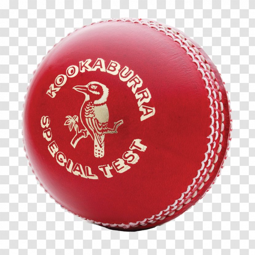 Cricket Ball Test Red - Bat And Games - Image Transparent PNG