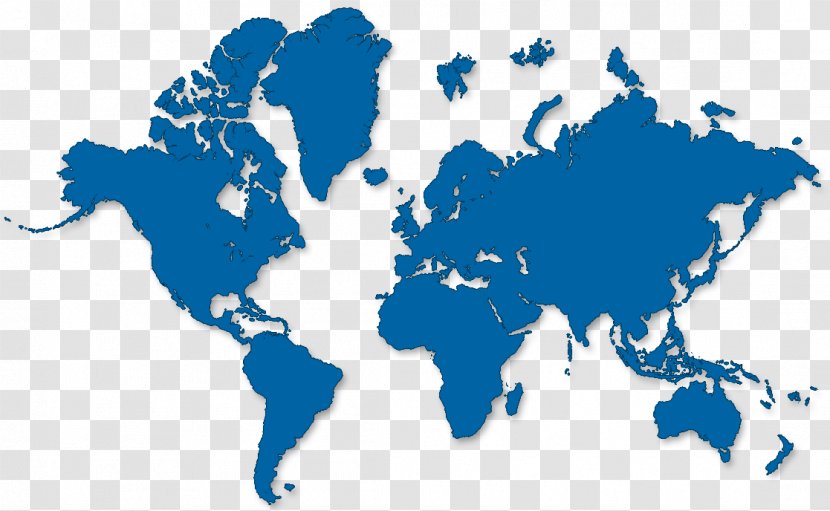 World Map Globe - Blue Transparent PNG