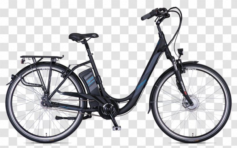 Electric Bicycle Freight Blue City - Automotive Exterior Transparent PNG