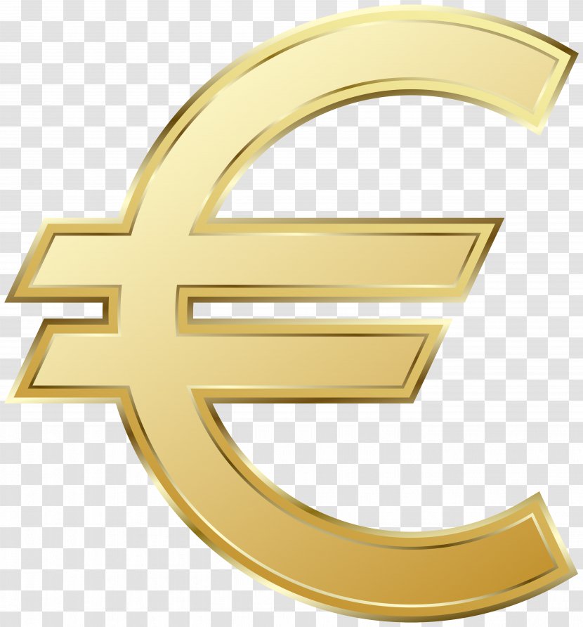 Euro Sign 100 Note Coins Clip Art - Symbol Image Transparent PNG
