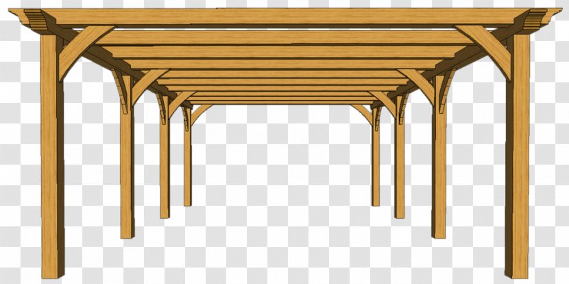 Pergola Gazebo Garden Wood - Furniture Transparent PNG