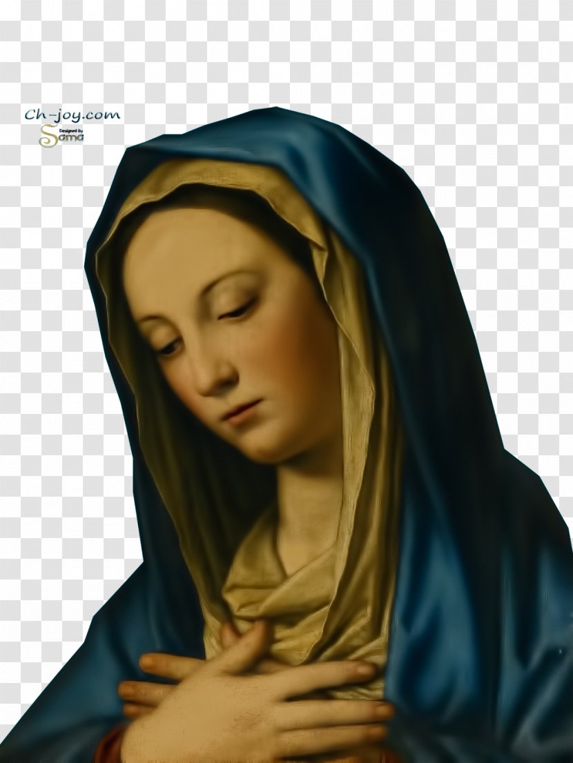 Virgin Mary Madonna In Prayer Painting Transparent PNG