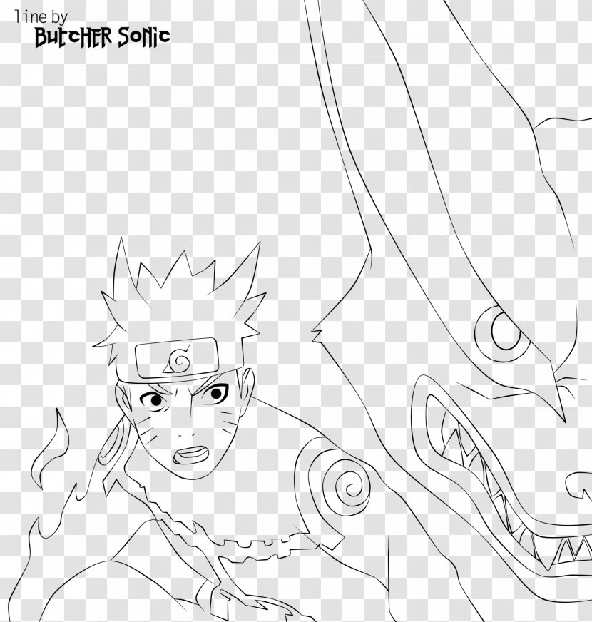 Sasuke Uchiha Naruto Uzumaki Madara Line Art Sketch - Cartoon Transparent PNG