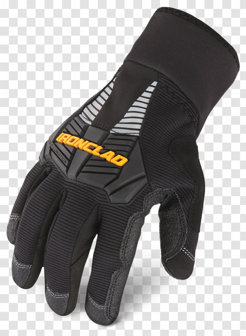 Glove Cold Ironclad Performance Wear High-visibility Clothing - Soccer Goalie - Insulation Gloves Transparent PNG