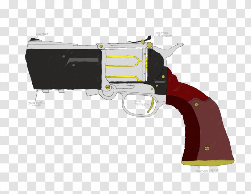 Trigger Revolver Firearm - Gun Accessory - Design Transparent PNG