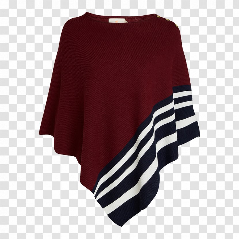 Sleeve Poncho Maroon - Clothing Transparent PNG
