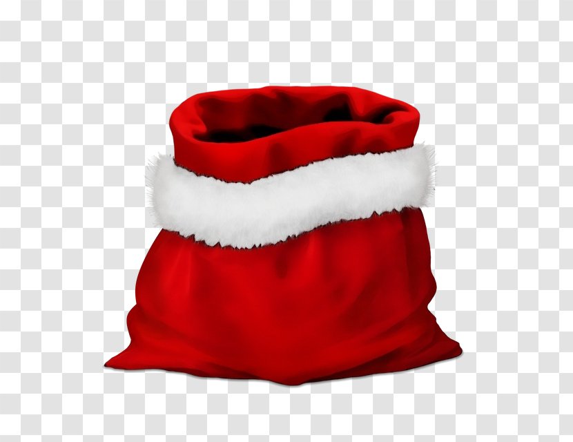 Santa Claus - Red - Wool Fictional Character Transparent PNG